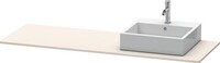 Duravit XSquare Konsole Taupe Supermatt 1600x550x16 mm - XS060HR8383 XS060HR8383