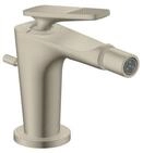 Hansgrohe Bidetmischer Axor Citterio C mit Zugstangen Ablaufg.Cubic brushed nickel,