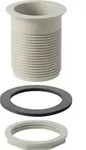 Geberit Ablaufventil mit Rg 60 x 1/8 grau f&uuml;r Chromstahlbecken PP 352328081