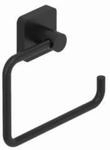 Kludi VELA S Toilettenpapierhalter ohne Ablage mattschwarz, 2598239 2598239