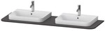 Duravit Happy D.2 Plus Konsole Graphit Supermatt 1600x550x16 mm - HP032HB8080