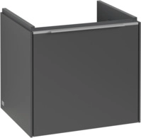 Villeroy & Boch Subway 3.0 Waschbeckenunterschrank, mit Beleuchtung, 1 Auszug,...