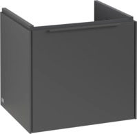 Villeroy & Boch Subway 3.0 Waschbeckenunterschrank, mit Beleuchtung, 1 Auszug,...