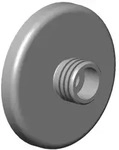 Dornbracht Halter Ersatzteile 083011550 D. 40 x 13 mm Platin 083011550-08
