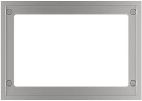 Tece WC-Abdeckrahmen Metall gl&auml;nzend, f&uuml;r WC-Einbaurahmen, 9240645 9240645