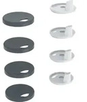 Geberit Set Puffer f&uuml;r WC-Sitzring fixiert f&uuml;r Geberit AquaClean Mera Classic,