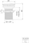 Steinberg Schaftventil 1 1/4 Serie 100, rose gold, 1001693RG 1001693RG