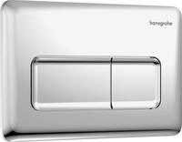 Hansgrohe iFrame Original Q Bet&auml;tigungsplatte f&uuml;r 2-Mengen-Sp&uuml;lung, Chrom,
