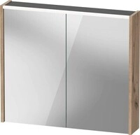 Duravit D-Code Spiegelschrank mit LED Beleuchtung T&uuml;ren 2, DC7106055551000