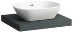 Laufen Waschtisch-Platte LANI 495x585x65 mit Aussschnitt mittig H4046411122661