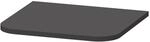 Duravit Happy D.2 Plus Abdeckplatte Graphit Supermatt 403x364x16 mm - HP030008080