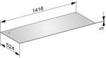 Keuco Abdeckplatte Edition 11 31326, 1416x3x524 mm, wei&szlig;, 31326309002...