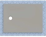 Geberit CleanFloor30 Duschfl&auml;che integriert, mit Dichtvlies, grau: 110x80cm,,