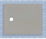 Geberit CleanFloor30 Duschfl&auml;che integriert, mit Dichtvlies, grau: 100x80cm,,