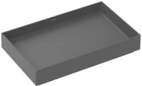 Hansgrohe Xuniva Evo E Aufsatzwaschtisch 650/400 ohne Hahnloch und &Uuml;berlauf,