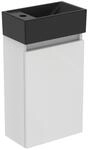 Ideal Standard M&ouml;belpaket Eurovit+ HWB li.37cm Schw. u.Schrank 36cm m.T&uuml;r Hgl.