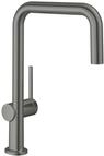 Hansgrohe Sp&uuml;ltischmischer U 220 Talis M54 1jet Brushed Black Chrome,72806340