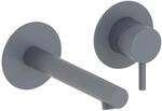Herzbach SIRO GREY Waschtisch-Wandbatterie Farbset 160mm Grau matt,...