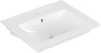 Villeroy & Boch Waschtisch Venticello, 41246001, B: 600, T: 500mm, Wei&szlig; Alpin
