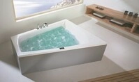 Hoesch Badewanne Largo Trapez 1800x1400 rechts Weiss 3706.010