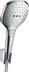 Hansgrohe Brausenset Raindance Select E 120 Porter'S chrom mit 1600mm Brauseschlauch,
