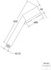 Steinberg Ersatzteil Handbrause dreifach verstellbar, 0999626, 999.626 999626
