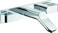 Hansgrohe 3-Loch WTA Axor Urquiola Wand chrom mit Platte u.kurzem Auslauf, 11042000