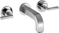Hansgrohe 3-Loch Waschtischarm.Axor Citterio Wand Fertigset kurzchrom m.Hebelgriffen,