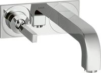 Hansgrohe Waschtischmischer UP Axor Citterio F-Set chrom langer Auslauf mit Platte,