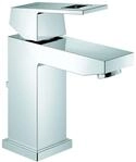 Grohe Einhebel-Waschtisch-Batterie Eurocube 23390, Mittelstellung kalt chrom 2339000E