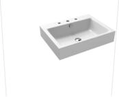 Kaldewei Wand-Waschtisch PURO, Modell 3164 mit &Uuml;berlauf 600x460mm, 901406003001