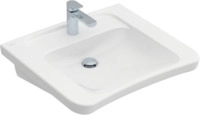 Villeroy & Boch Waschtisch Vita Architectura, 1 Hahnloch, ohne &Uuml;berlauf, weiss