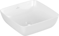 Villeroy & Boch Aufsatzwaschtisch Artis, ohne Hahnloch, ohne &Uuml;berlauf, weiss