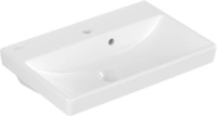 Villeroy & Boch Waschtisch Compact Avento 4A00, 1 Hahnloch, mit &Uuml;berlauf, weiss