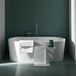 LAUFEN Badewanne VAL, 1600x750x520, freistehend,wei&szlig;,ohne Whirlfunktion, 23028.2,