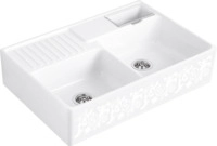 Villeroy & Boch Sp&uuml;lstein Doppelbecken 632392, 632392KT 632392KT
