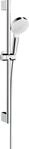 Hansgrohe Brausenset Crometta 1jet EcoSmart 9 l/min/Unica 650mm weiss/chrom, 26535400