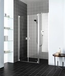 Kermi Pendelt&uuml;r Raya PFR 1400x2000, silber hochglanz, ESG klar, RAPFR14020VAK