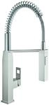Grohe Einhebel-Sp&uuml;ltischbatterie Eurocube 31395 mit Profibrause supersteel, 31395DC0