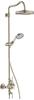 Hansgrohe 16572820, Hansgrohe Showerpipe Axor Montreux brushed nickel m.Thermostat