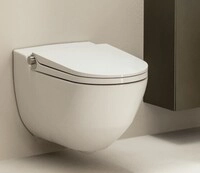 LAUFEN CLEANET RIVA, Sp&uuml;lrandloses Dusch-WC, Tiefsp&uuml;ler, 35,5x60 cm...