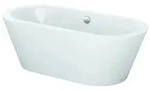 Bette Starlet Oval Silhouette 2720CFXXK, 165x75x42 cm freist. bicolour schw. matt,