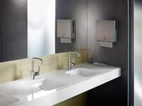 Hansa Waschtisch-Einhandmischer Hansapolo 5154 seitlich bedient, verchromt, 51542293