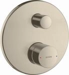 Hansgrohe Wannenmischer Unterputz Axor Uno Fertigset Zerogriff Brushed Nickel,