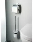 emco polo B&uuml;rstengarnitur Glasteil satiniert, chrom, 071500100 071500100