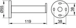 Keuco Ersatzrollenhalter Plan 14963, verchromt 14963010000