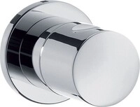 Hansgrohe Absperrventil Unterputz Fertigset chrom zylindrischer Griff, 15972000