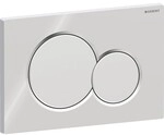 Geberit Sigma01 Bet&auml;tigungsplatte hochglanz/seidenglanz f&uuml;r 2-Mengen-Sp&uuml;lung