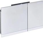 Geberit Bet&auml;tigungsplatte Sigma60, f&uuml;r 2-Mengen-Sp&uuml;lung Chrom geb&uuml;rstet,