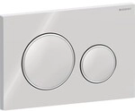 Geberit Bet&auml;tigungsplatte Sigma20, f&uuml;r 2-Mengen-Sp&uuml;lung glanzchrom / mattchr /